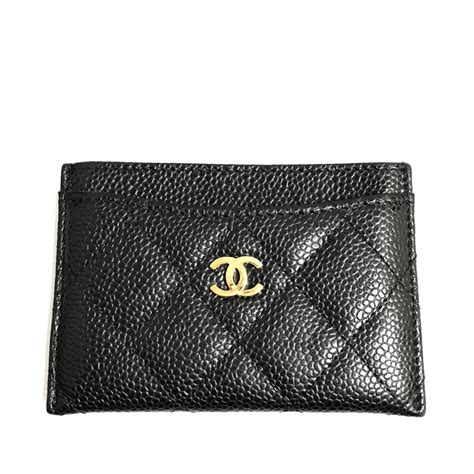 chanel classic card holder calfskin